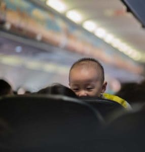 children on flights