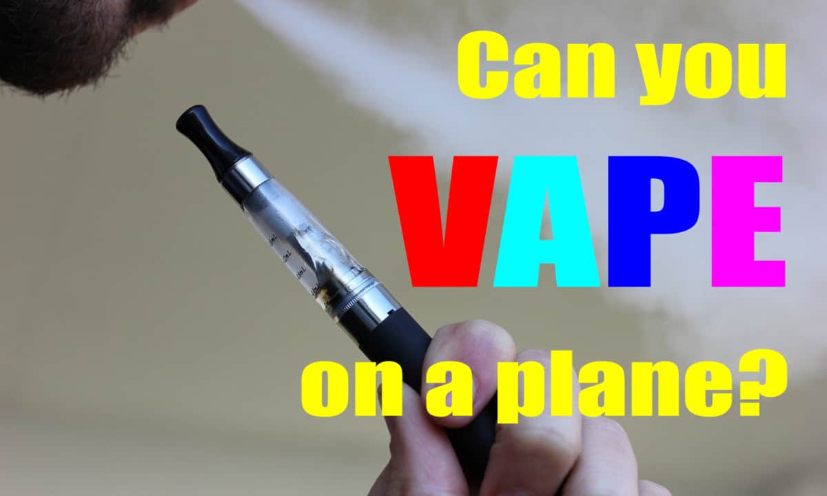 Can you vape on a plane?