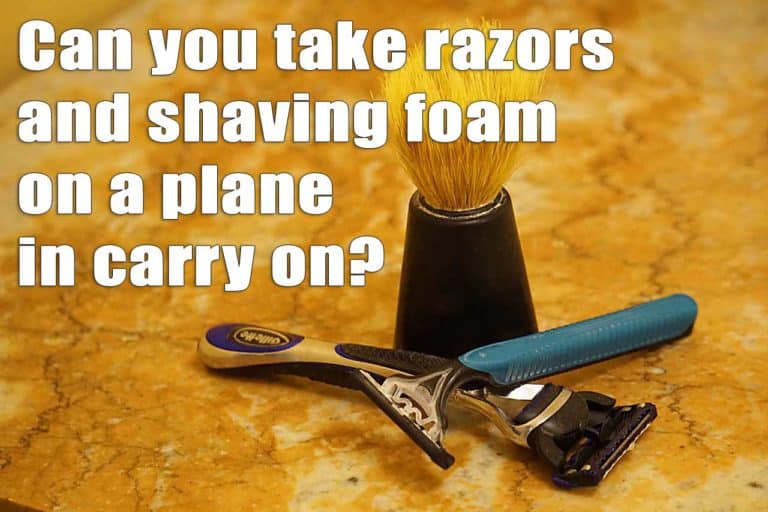 Can You Take a Razor on a Plane? The Rules Explained