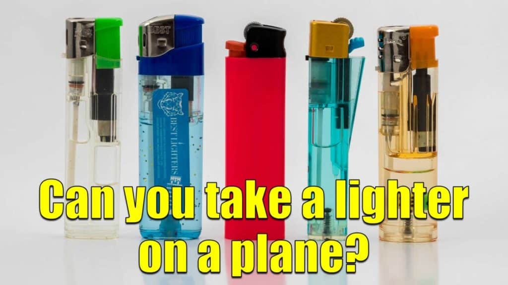 Can you take a lighter on a plane?