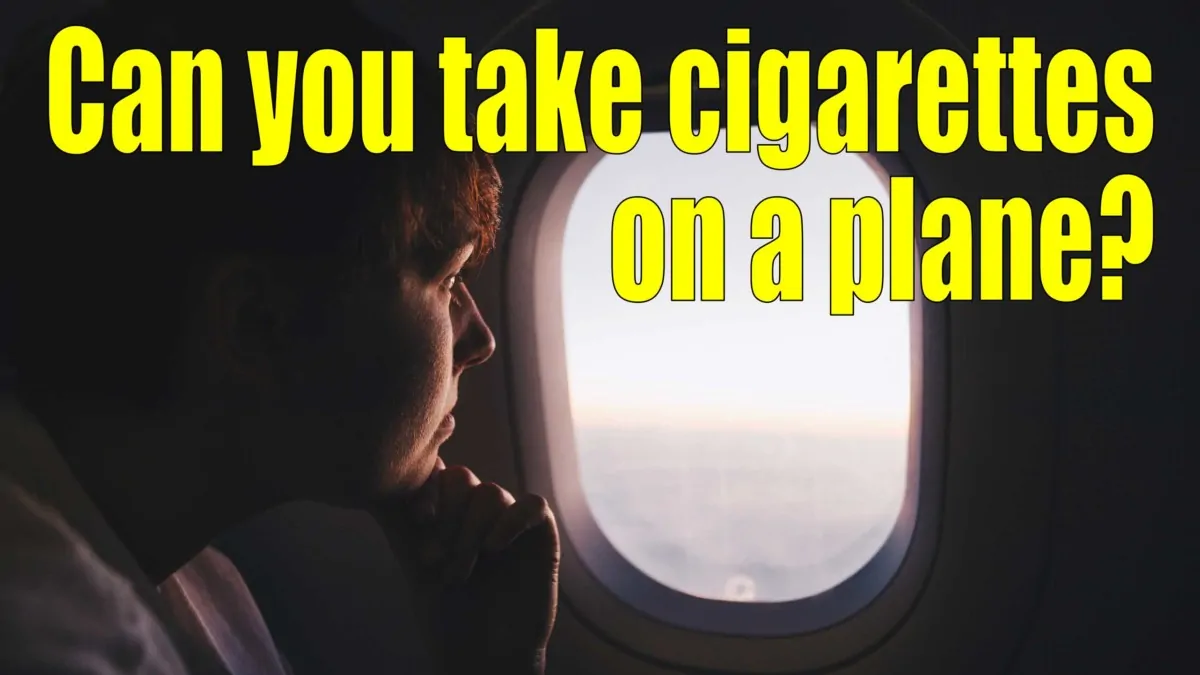 Can You Take Cigarettes on a Plane? 3