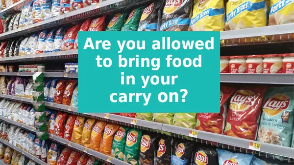Are you allowed to bring food in your carry on?
