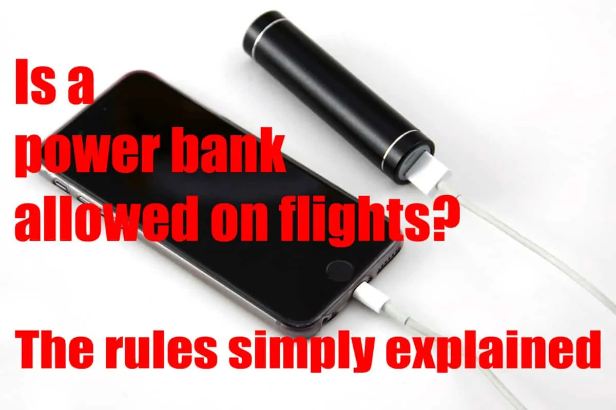 Is a power bank allowed on flights?