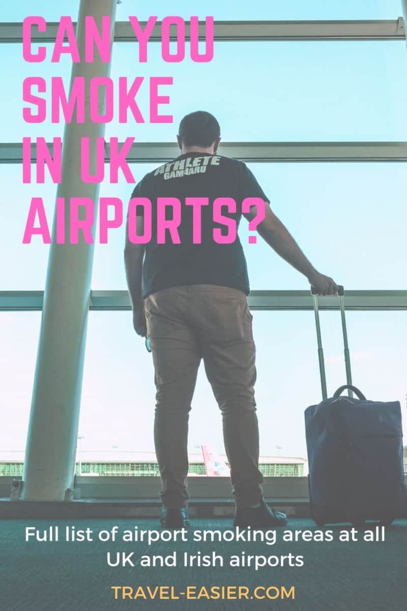 Can You Smoke at UK Airports? UK Airport Smoking Areas List