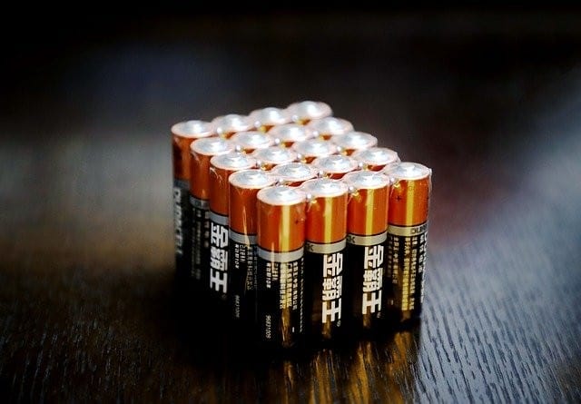 Spare AA batteries