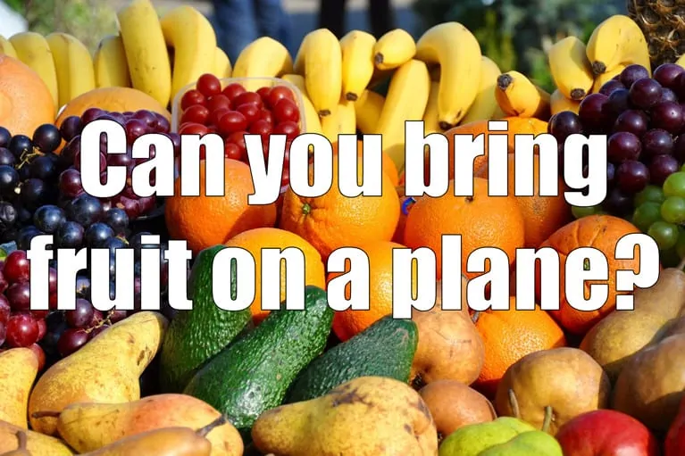 Can You Take Fruit on a Plane?