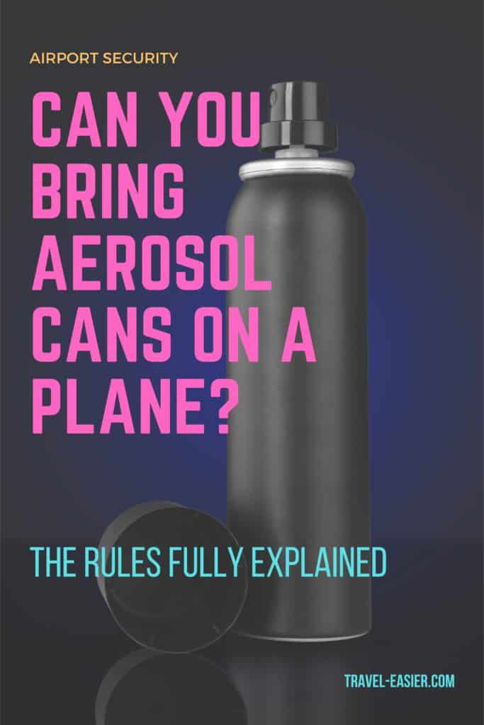 Can You Take Aerosol Deodorant On A Plane Ryanair