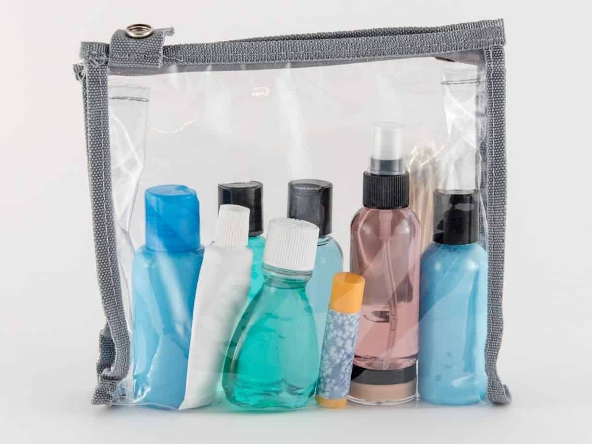 travel bag size for liquids