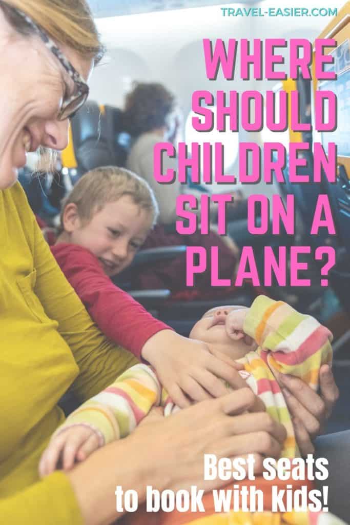 Where should kids sit on a plane - pinterest
