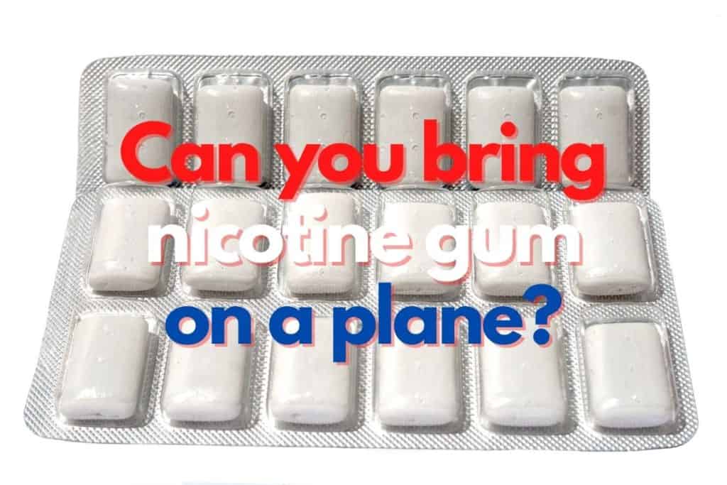 can you bring gum on a plane