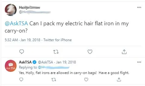 Can You Bring a Flat Iron on a Plane