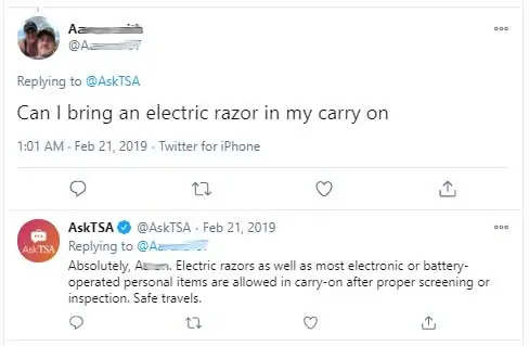 Can You Bring an Electric Razor on a Plane
