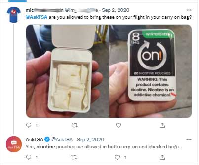 Can You Bring Nicotine Gum on a Plane? 3