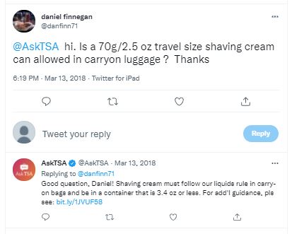 Can you bring shaving cream on a plane?