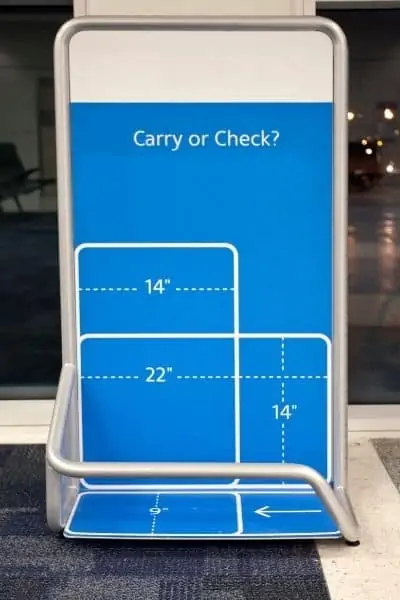 Can you take a backpack as carry on luggage