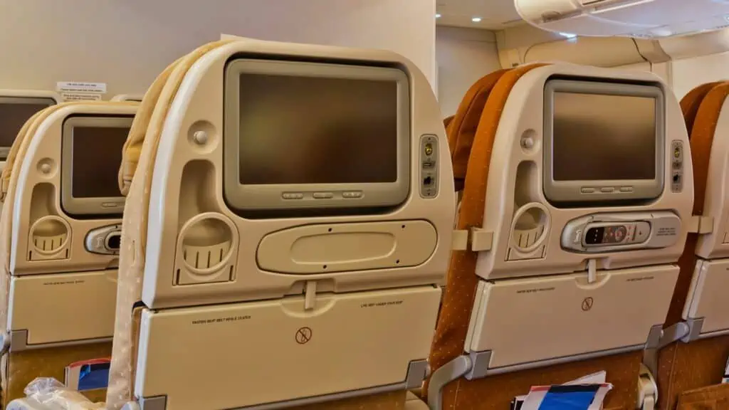 USB ports on a plane