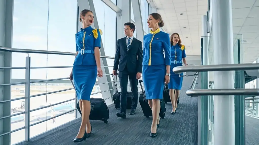 how many flight attendants are on an international flight