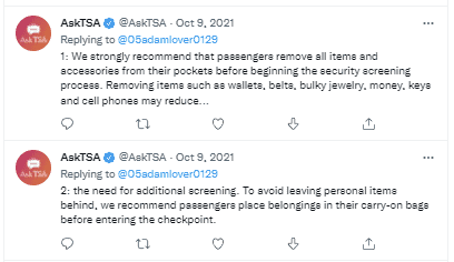 can you wear jewelry through tsa