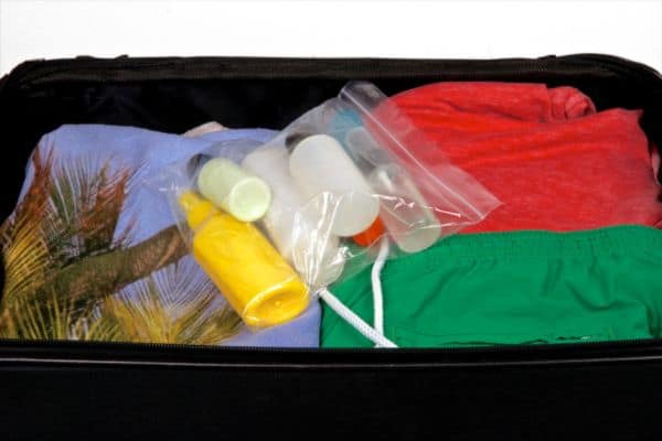 best way to pack toiletries for air travel