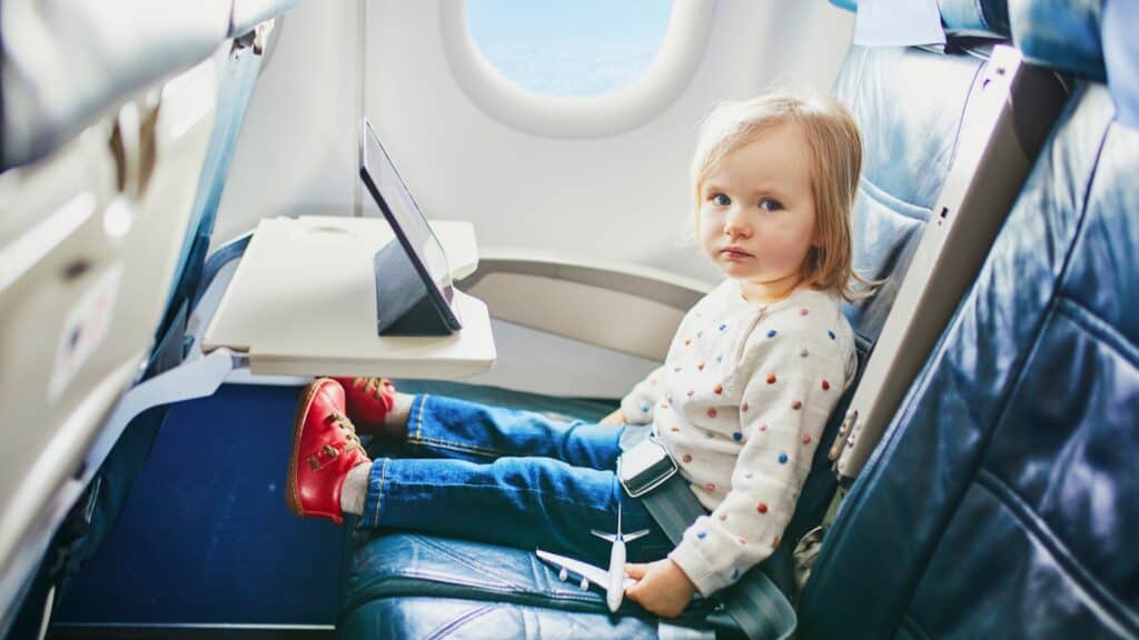 is flight ticket required for 3 year old