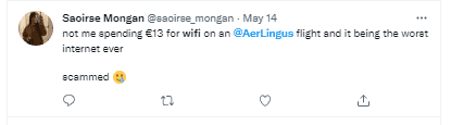 Aer Lingus wifi reviews