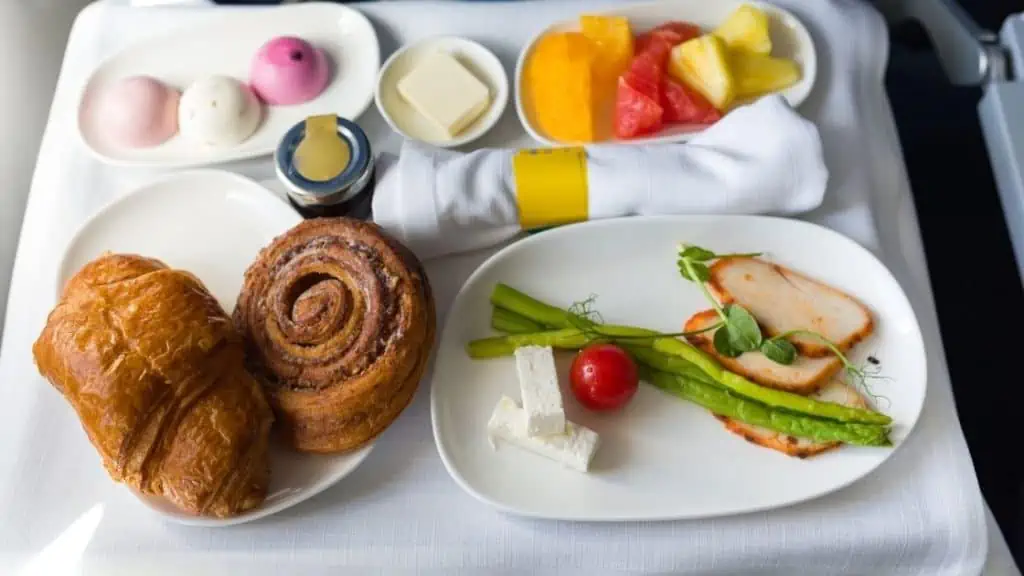 Swiss Airlines Review_Food