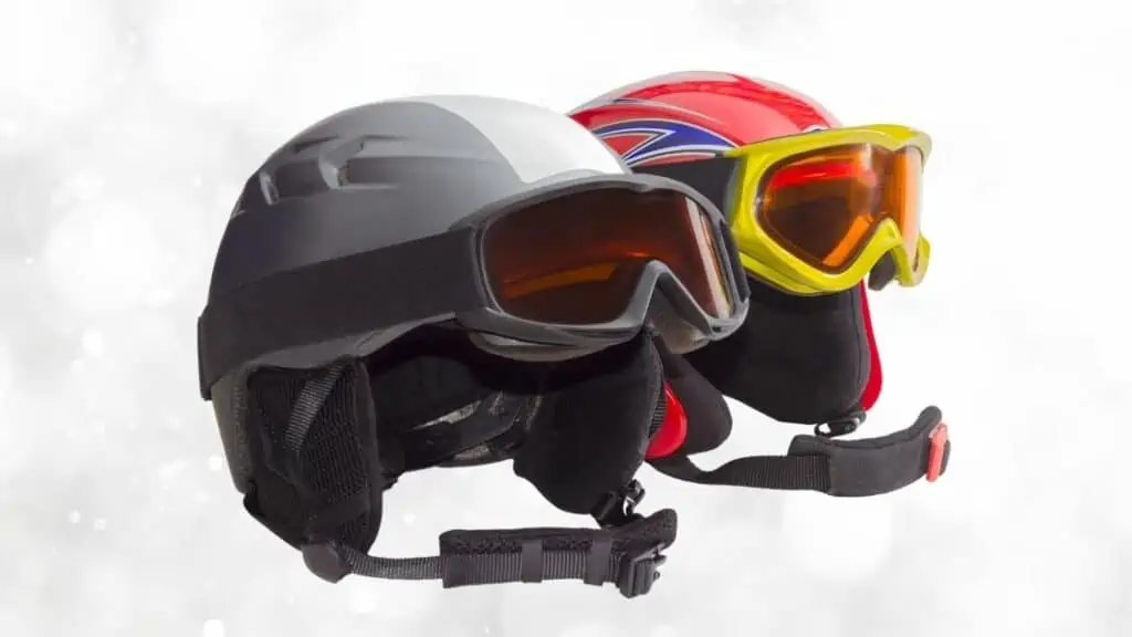 Two ski helmets_The Ultimate Ski Trip
