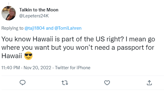 can i go to hawaii without a passport