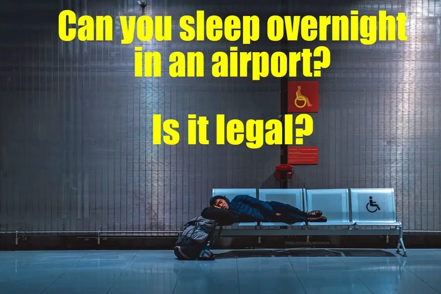 can you sleep overnight in an airport