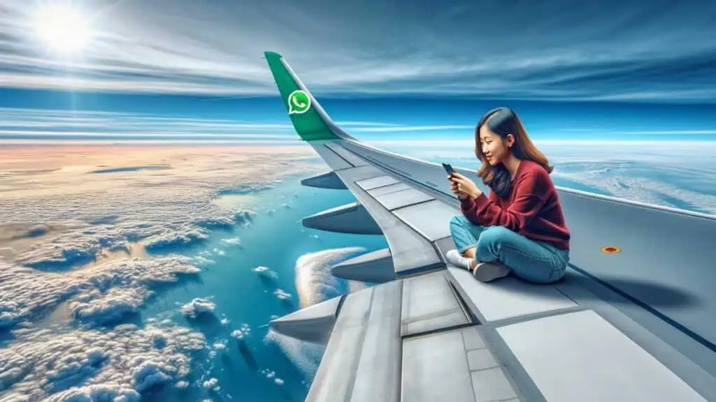 can you use whatsapp in airplane mode