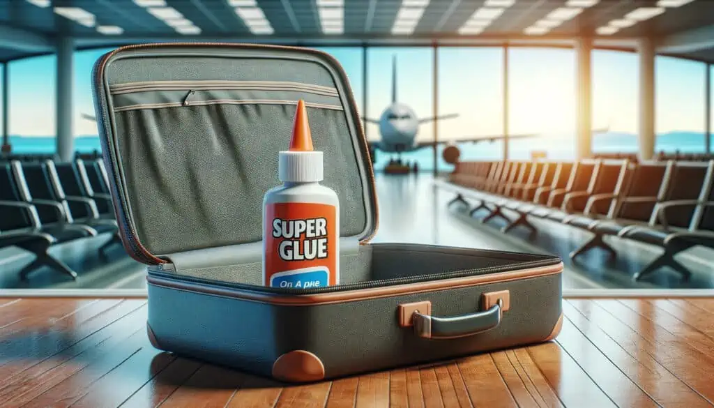 Can You Bring Super Glue on a Plane