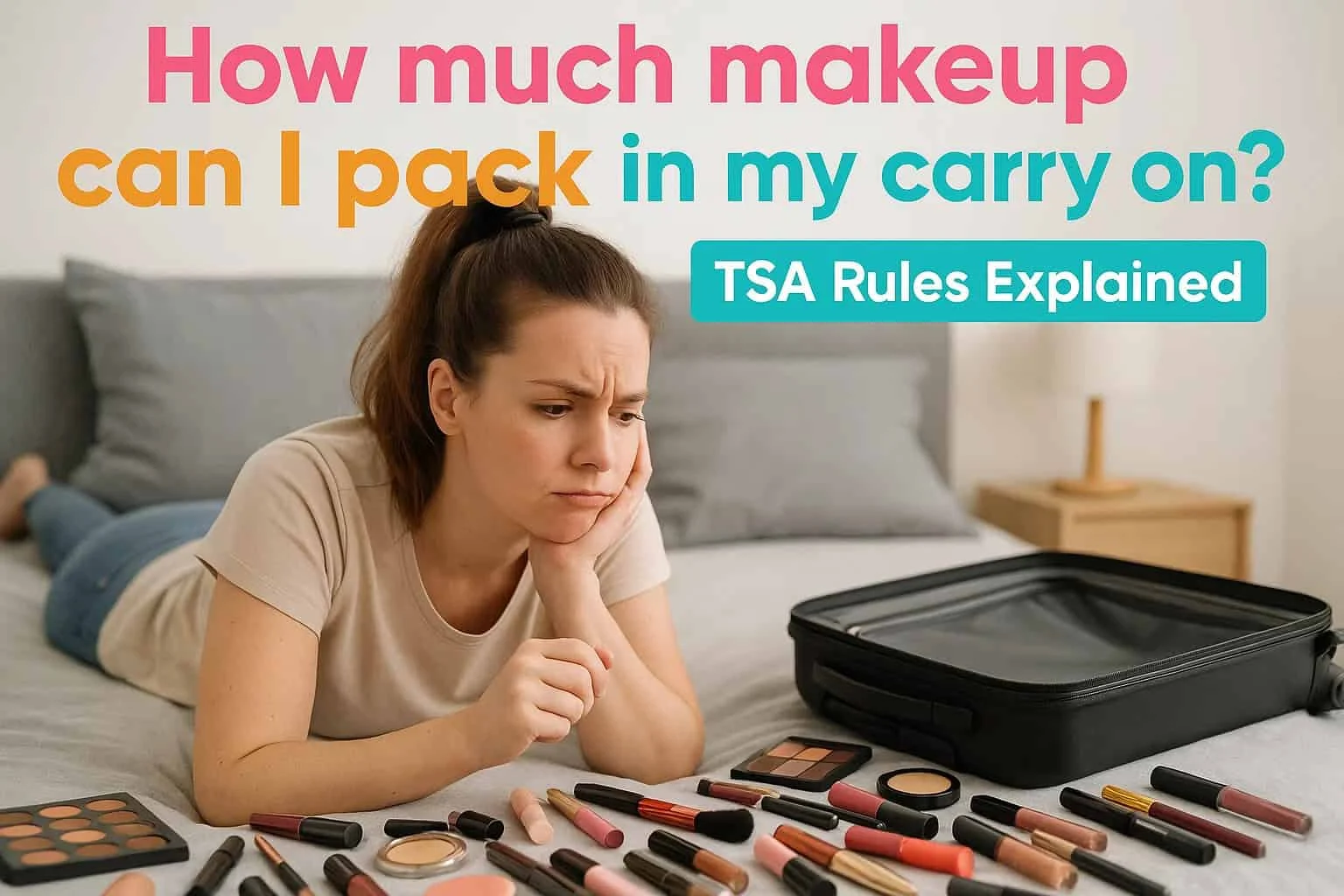 Can You Bring Makeup on a Plane in Carry On Luggage? 1 Can You Bring Makeup on a Plane in Carry On featured image